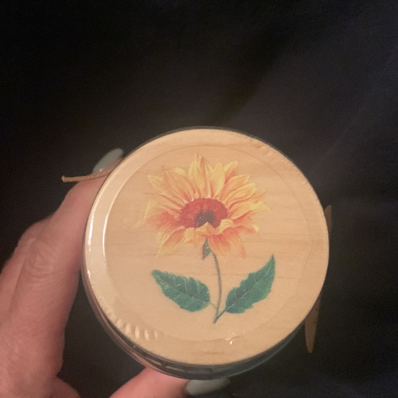 Rae Dunn hair tie jar - Picture 2 of 3